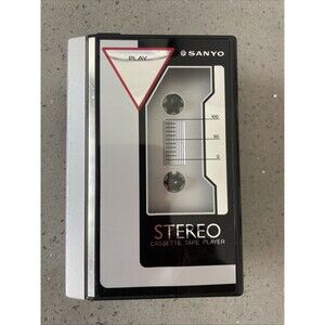 Vintage Sanyo Model MGP-10 Stereo Portable Cassette Player Tested